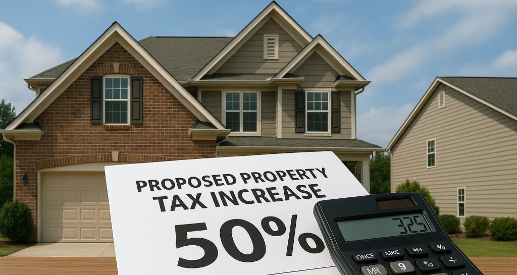 50 Percent Property Tax Hike