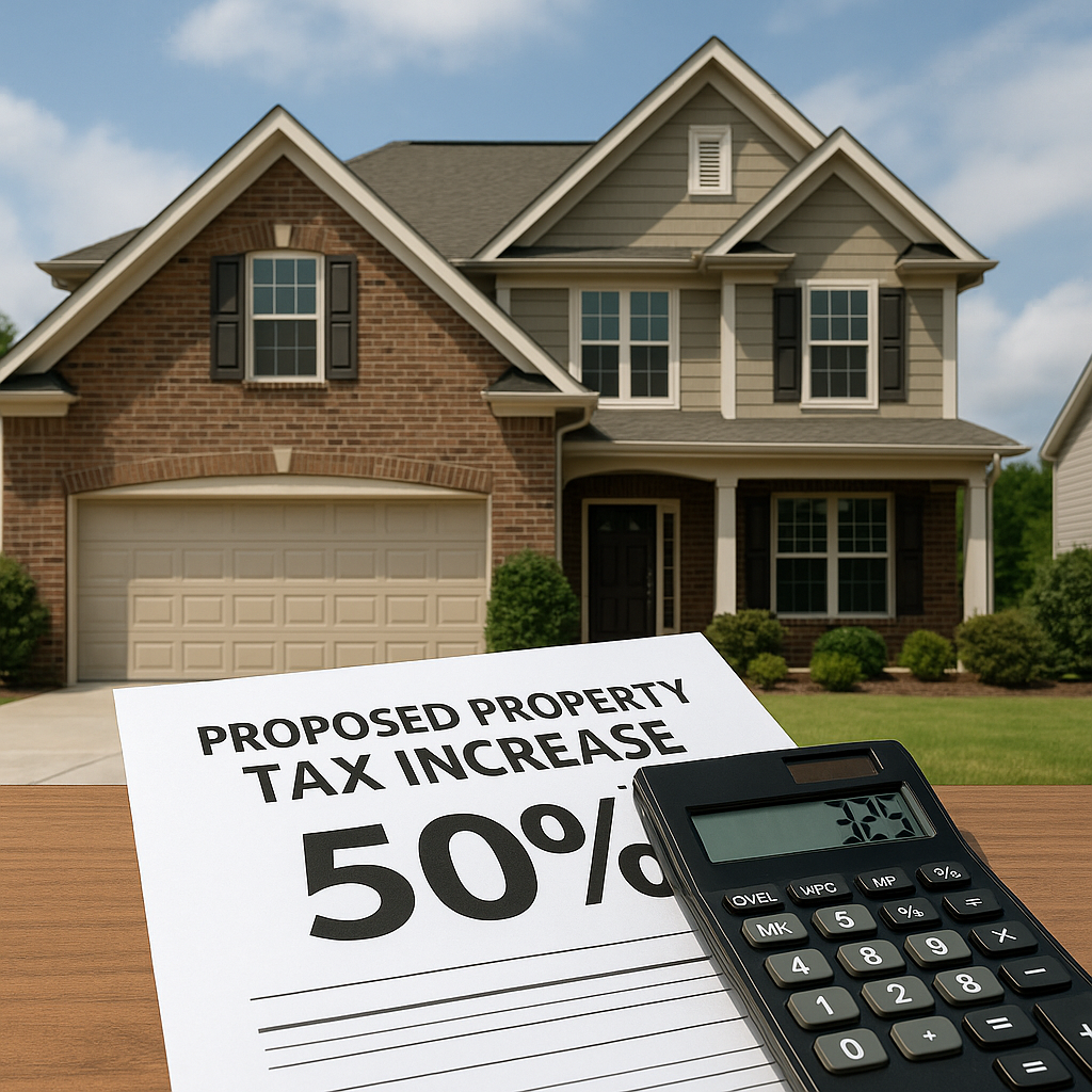 50 Percent Property Tax Hike